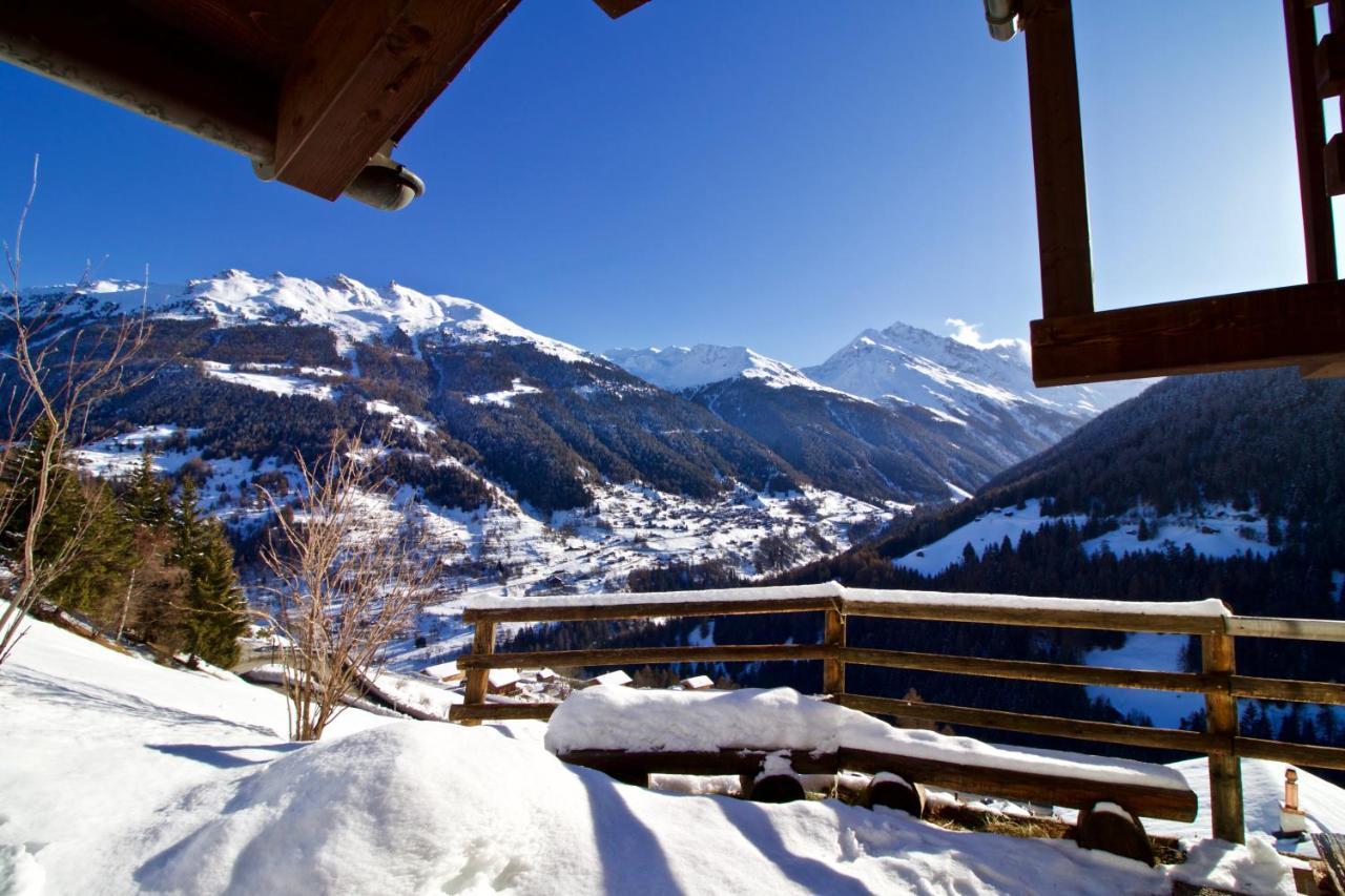 Chalet Abraxas With Astonishing View - Grimentz Exterior photo