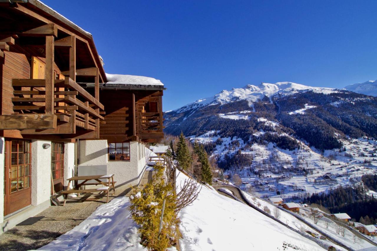 Chalet Abraxas With Astonishing View - Grimentz Exterior photo