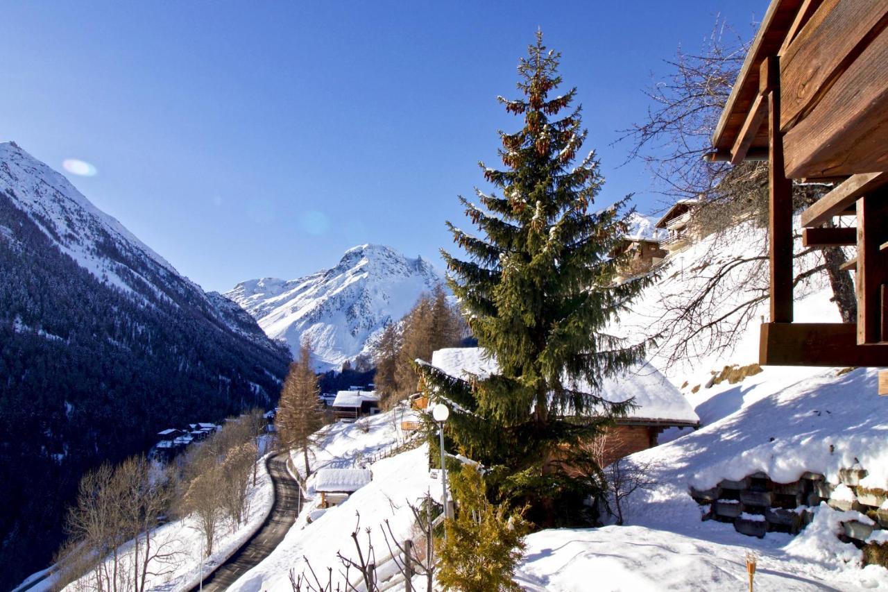 Chalet Abraxas With Astonishing View - Grimentz Exterior photo