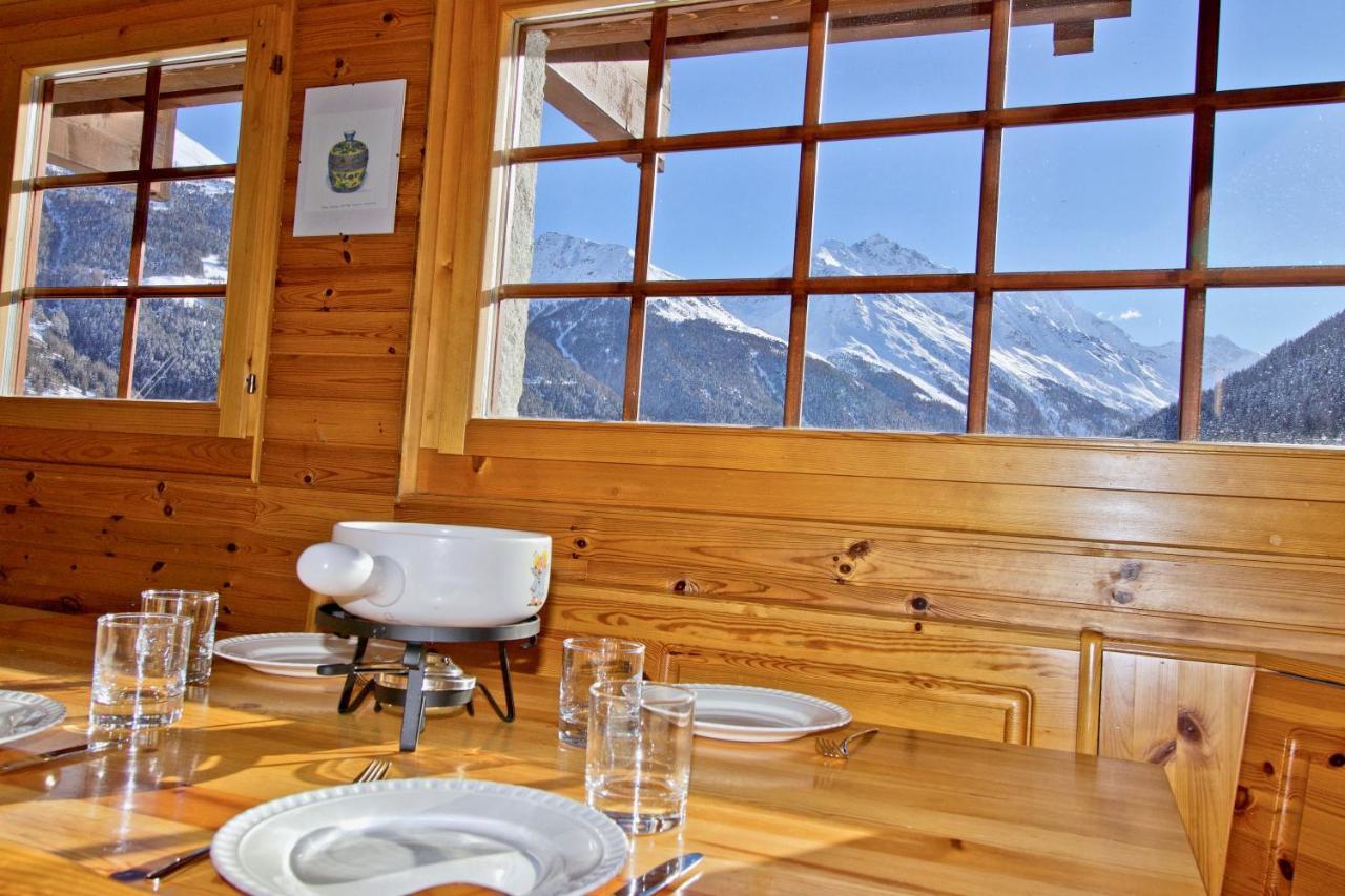 Chalet Abraxas With Astonishing View - Grimentz Exterior photo